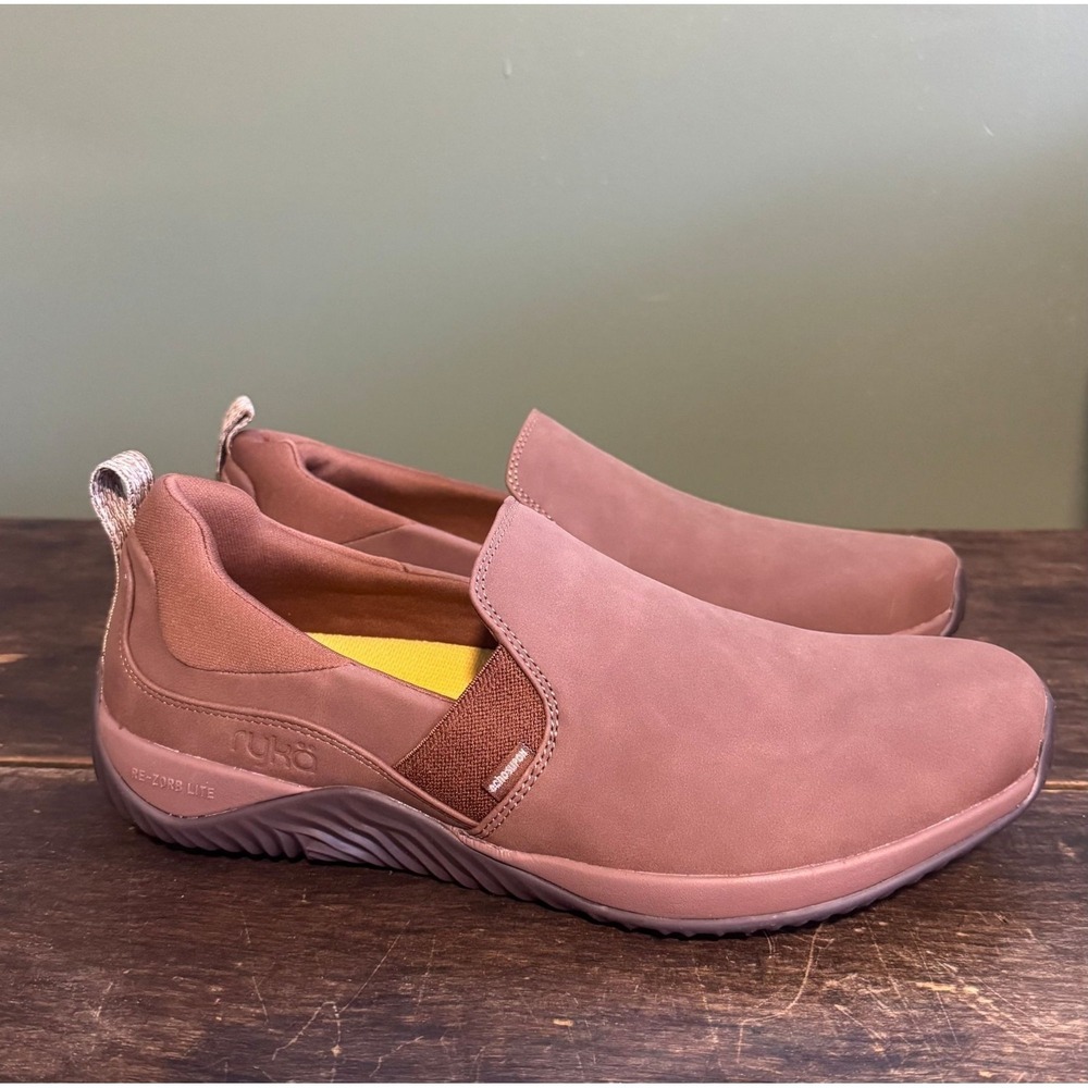 Ryka Echo Slipon Sneaker Shoe Women's Size 11 Wide Western Brown - Picture 4 of 8